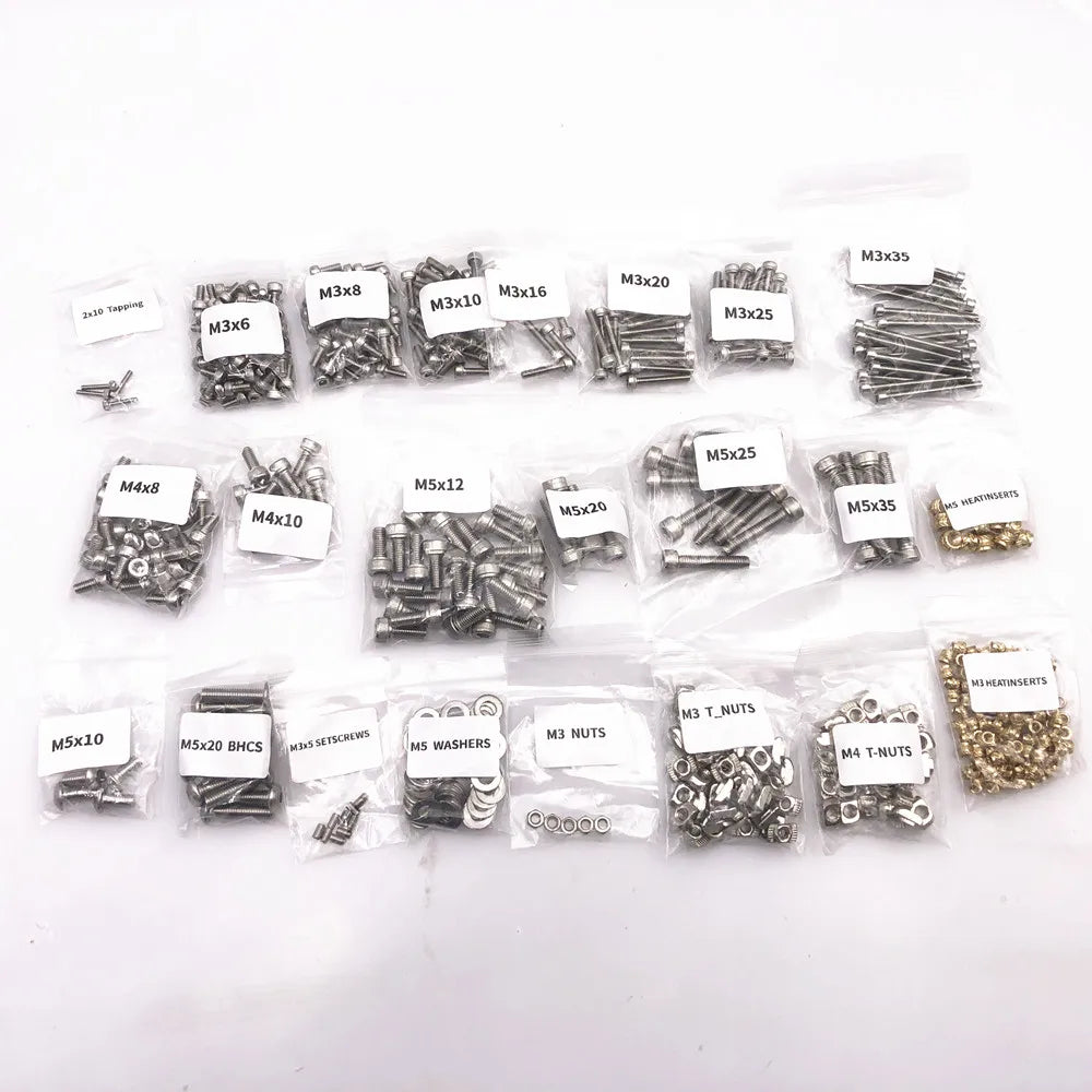 Ender 3 NG V1.2 CoreXY Conversion Hardware Screw & Nut Kit