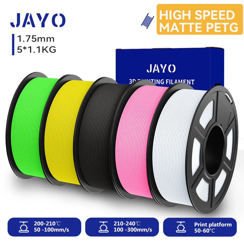 High Speed PETG Filament 1.75mm Matte 3D Printing Material
