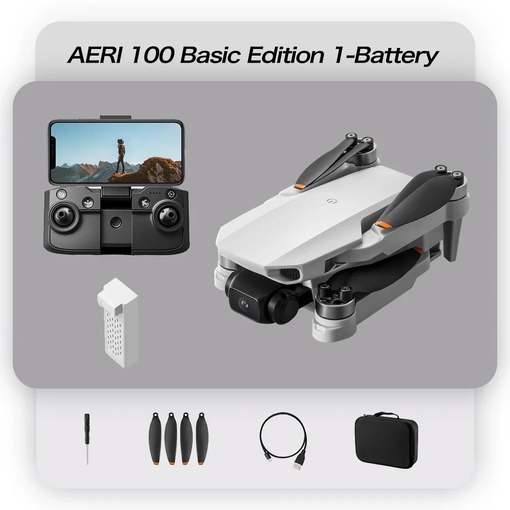 Dron Lenovo Aeri100 con cámara dual, video 4K y evitación de obstáculos