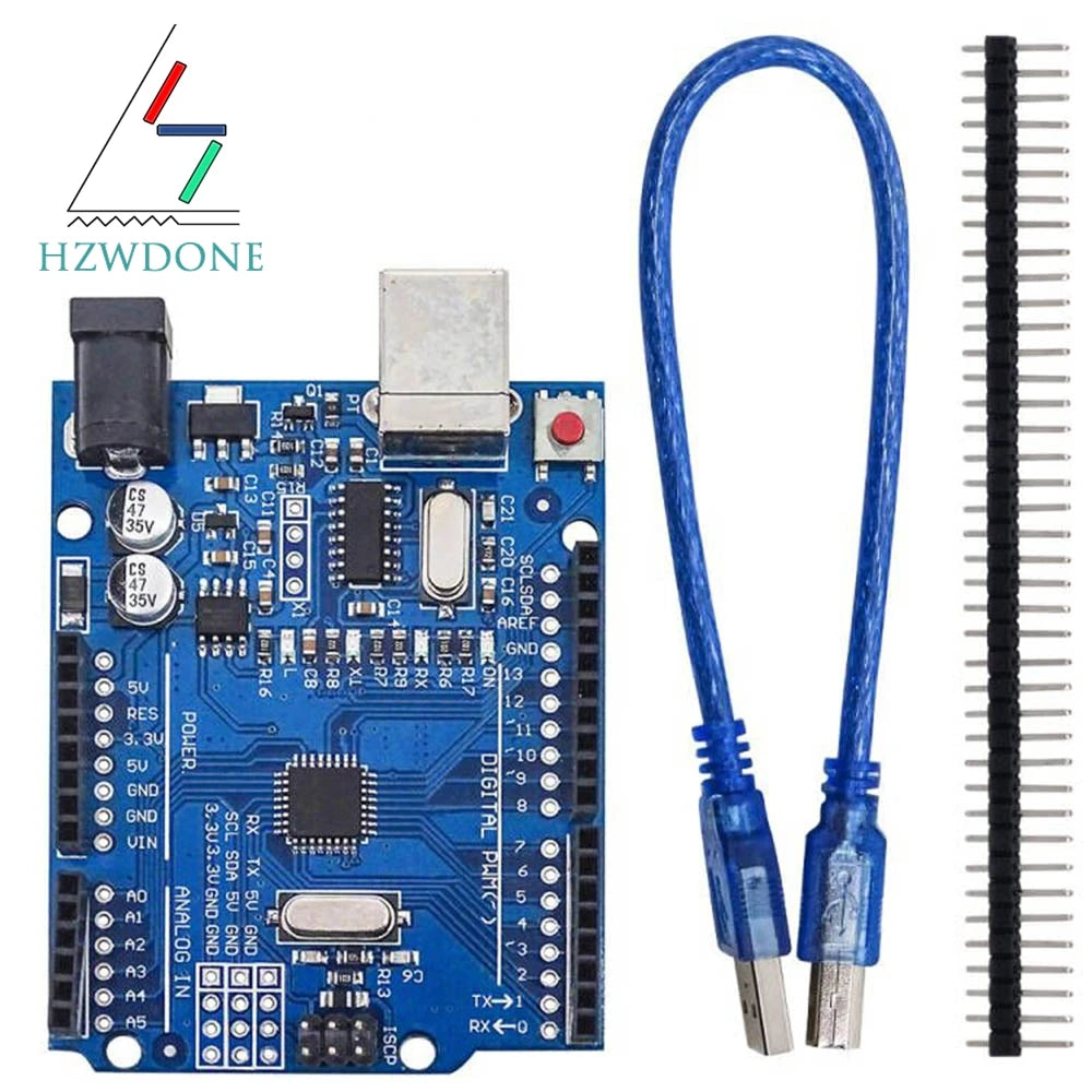 Razvojna ploča UNO R3 ATmega328P za Arduino IDE