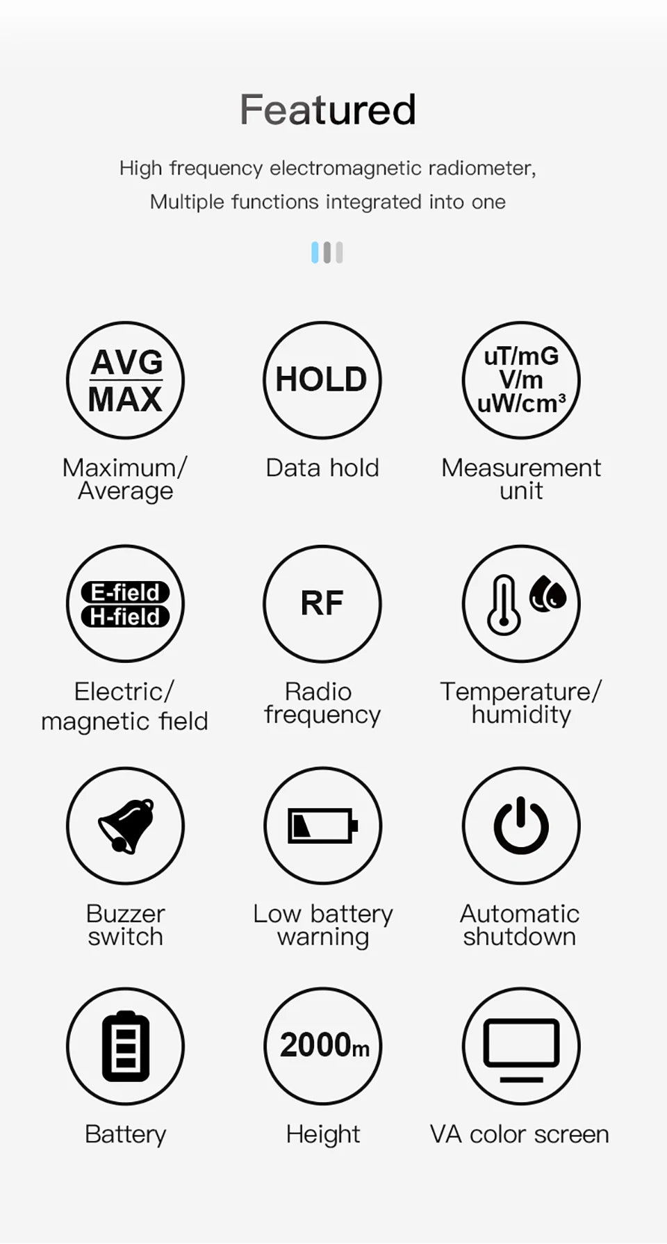 EMF02R Electromagnetic Field Meter