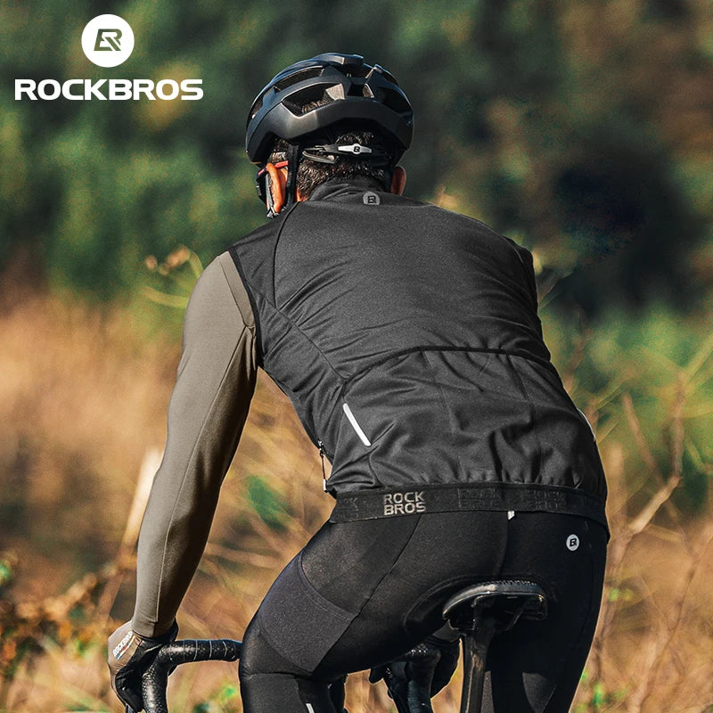 Men’s Windproof Cycling Vest for Cold Weather Riding