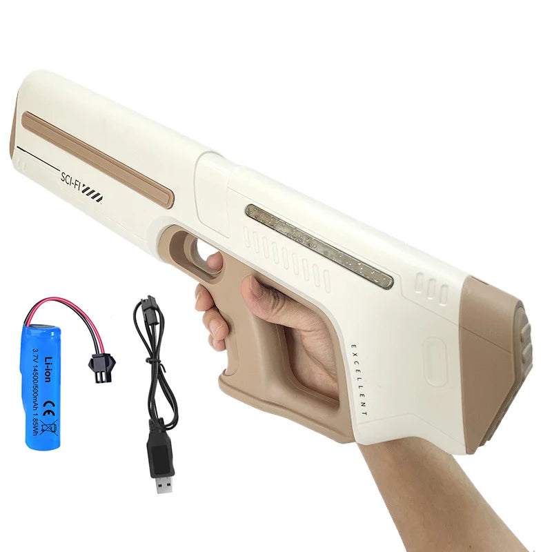 Electric Water Guns For Adults Powerful Squirt Automatic Water Suction Water Blasters Summer Outdoor Beach Toy For boys Kid Gift 