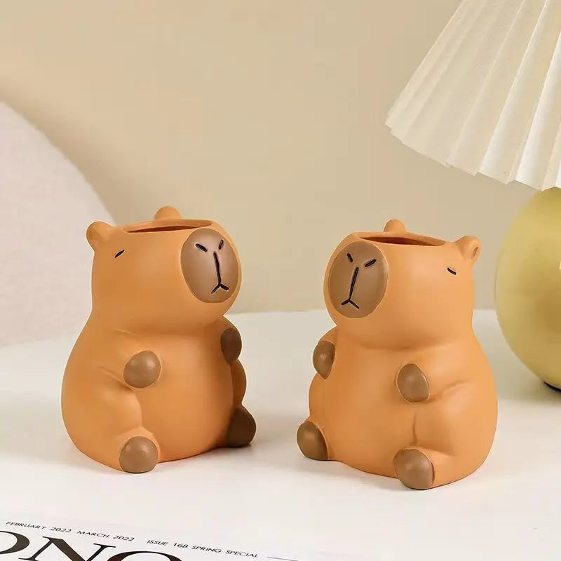 Cartoon Character Desk Pen Holder for Pens and Makeup Brushes