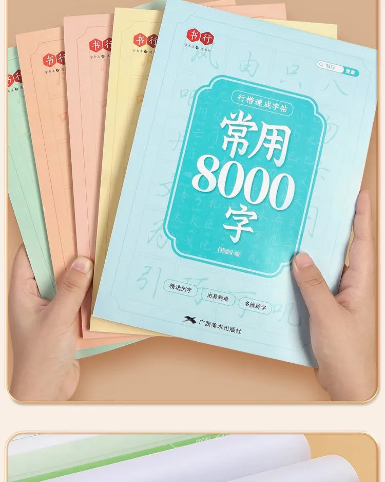 Cahiers d'exercices de calligraphie chinoise