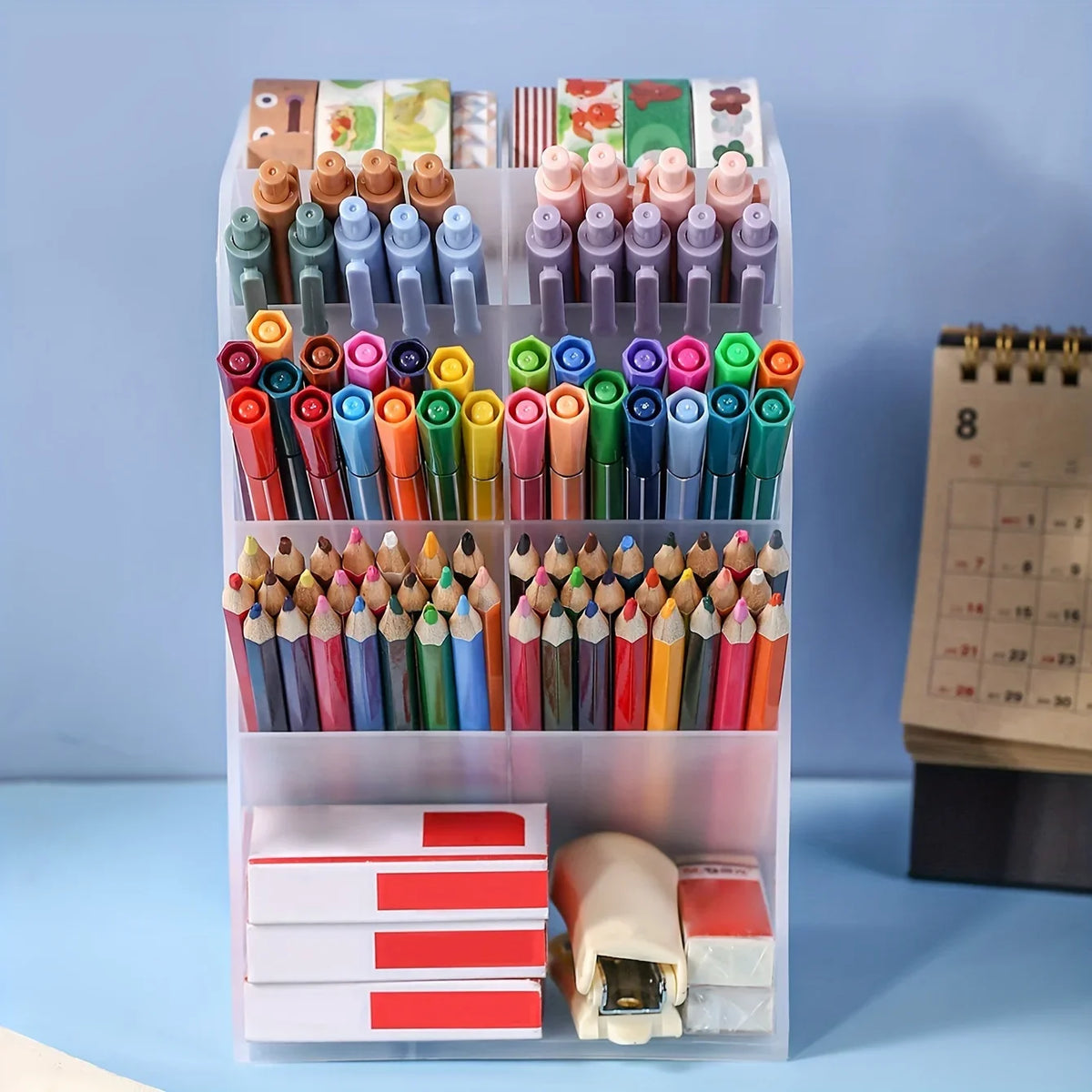 Stiftehalter, Stifte-Organizer, Schreibtisch-Organizer, Schreibwarenhalter, Stifteablage, Stifte-Organizer