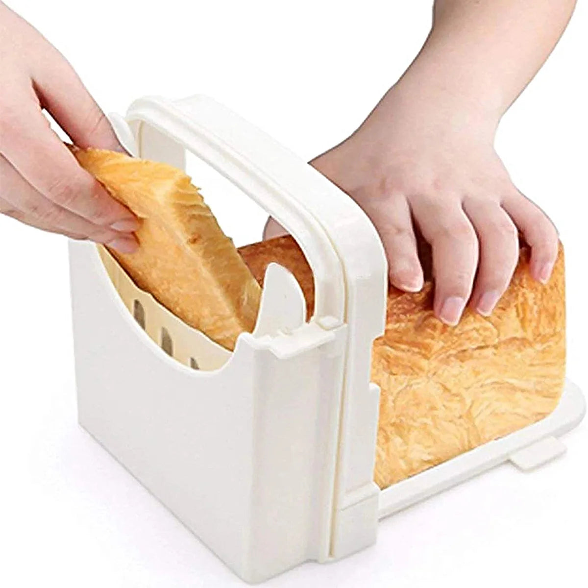 Foldable Bread Slicing Guide
