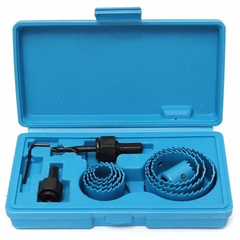 11-Piece Hole Saw Set for Thin Wood