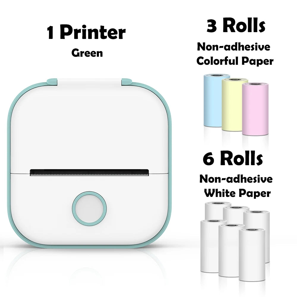 Mini drukarka termiczna Bluetooth Phomemo T02, 53 mm