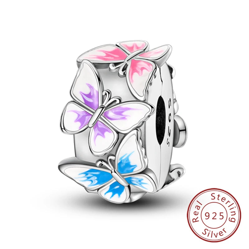 Sterling Silver Firefly Bee Butterfly Hummingbird Charms