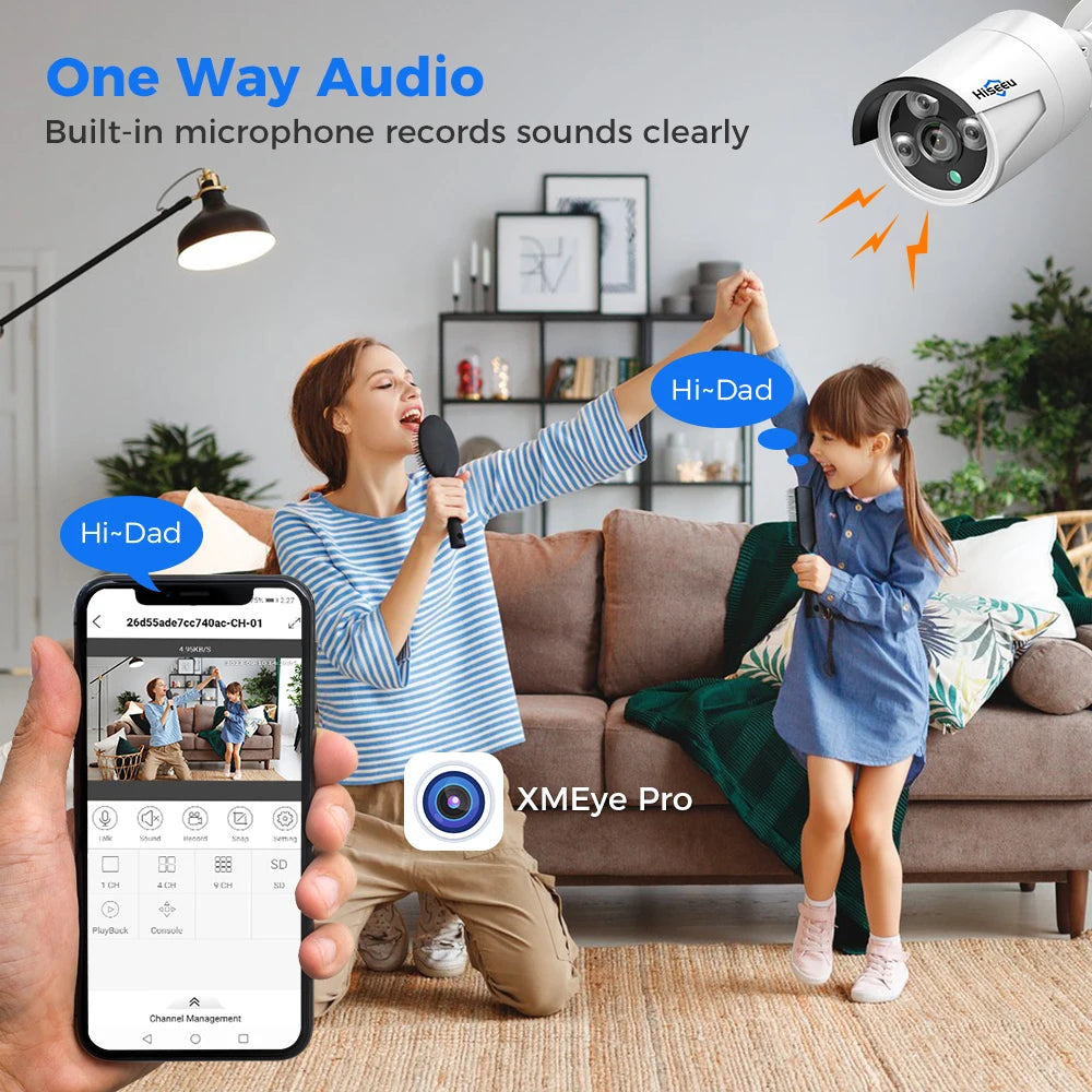 5MP POE IP Camera with Human Detection and Night Vision