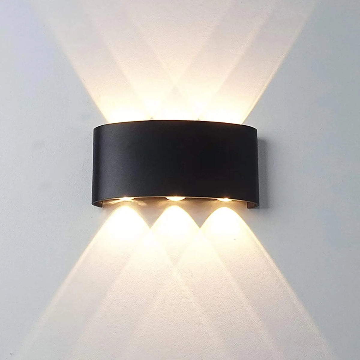 Applique murale LED à éclairage vers le haut et vers le bas, plusieurs tailles et finitions
