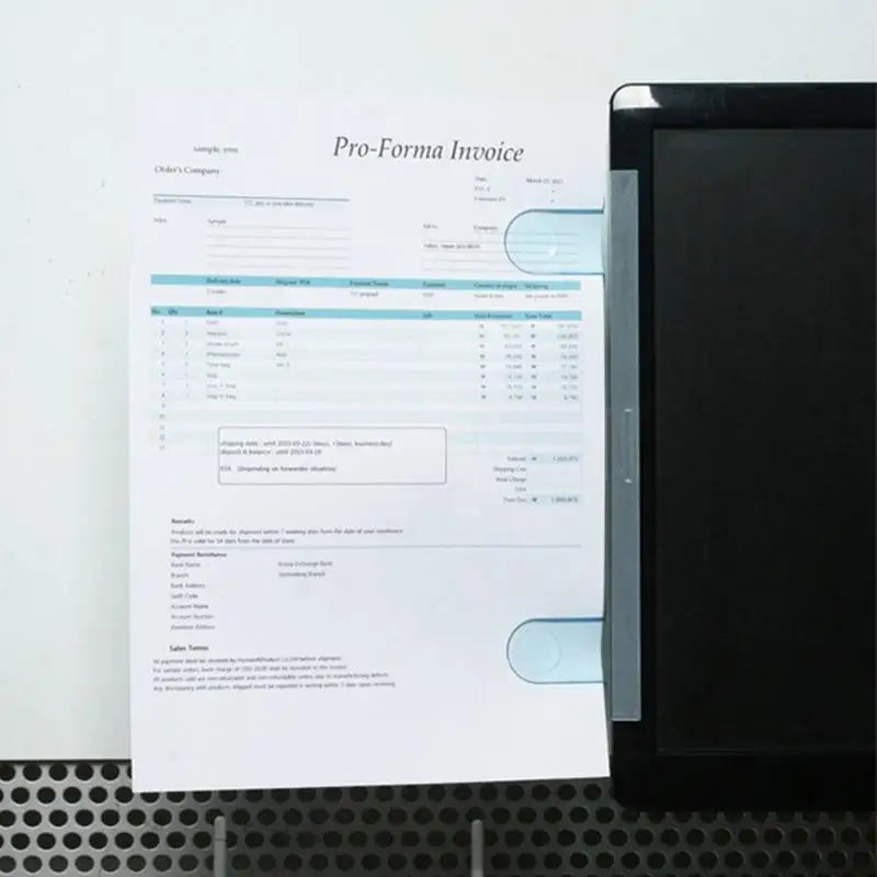 Držač za dokumente i ljepljive papiriće za monitor