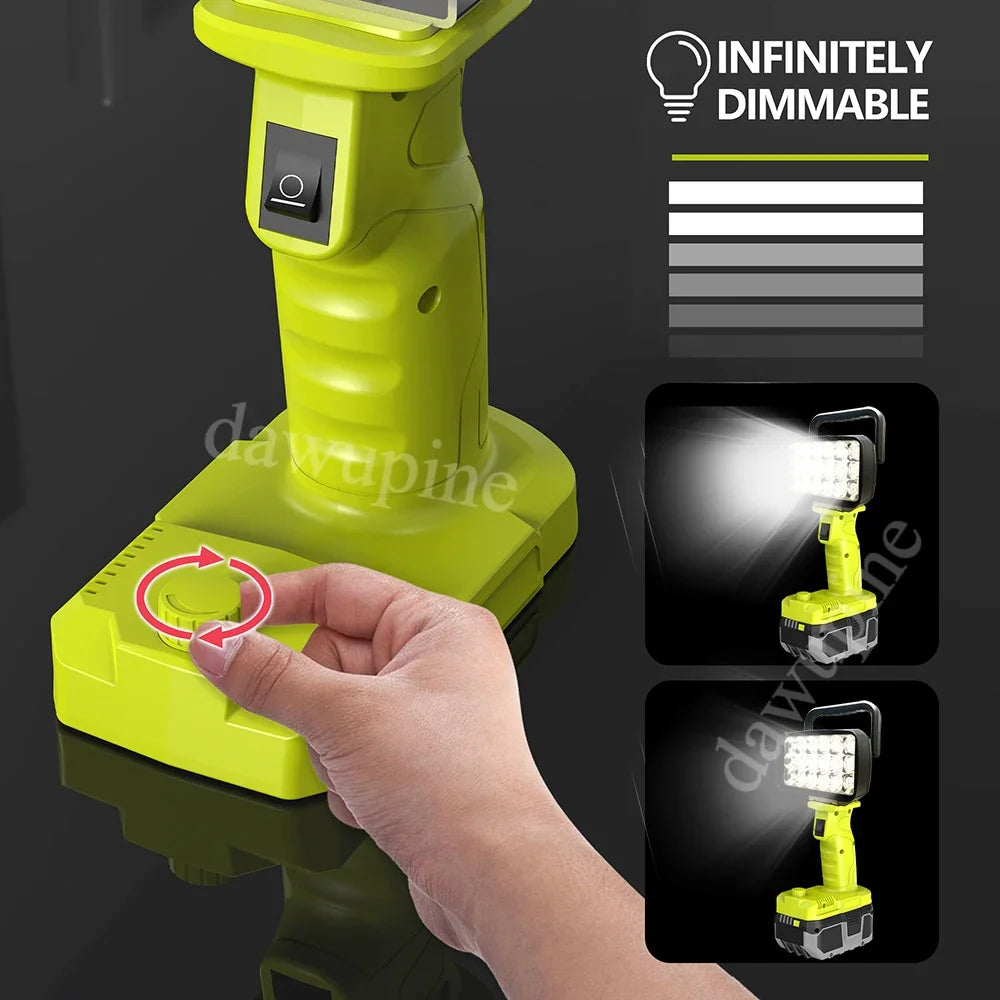 LED Work Light for Ryobi 18V Batteries, Light Only