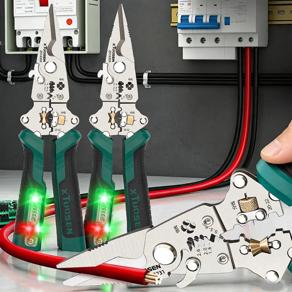 Folding Wire Stripper and Cutter Pliers - Options