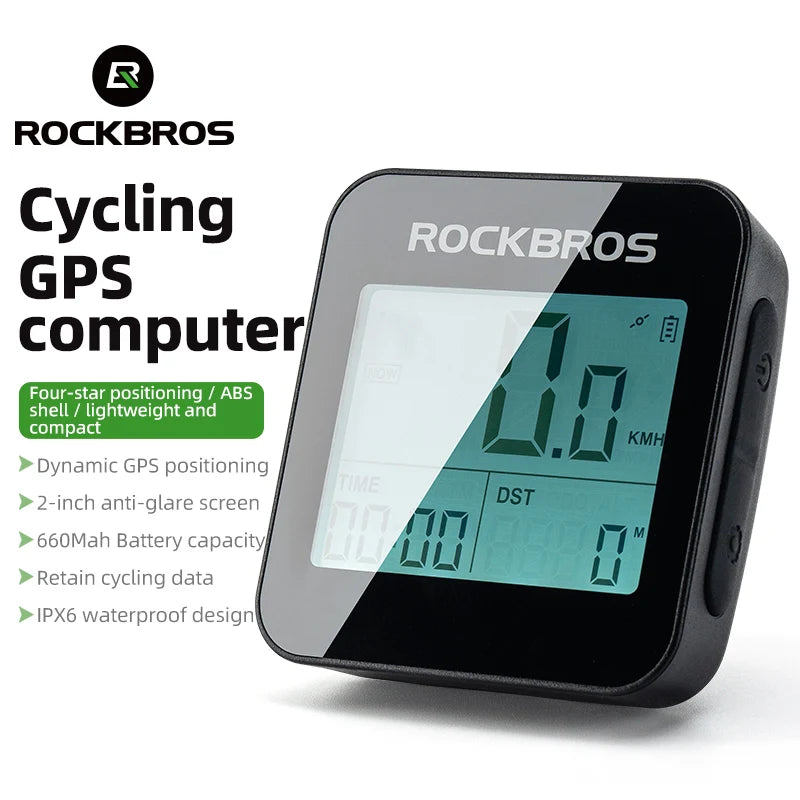 GPS Bike Computer with Speed, Odometer & 20H Battery Waterproof