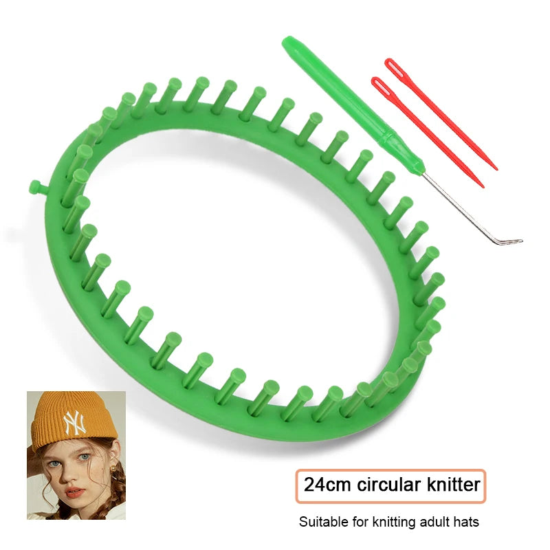 Knitting Loom with Hook – Size Options