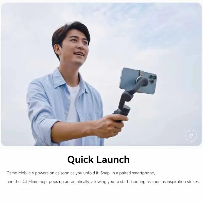 DJI Osmo Mobile 6 / 7 / 7P Handheld Gimbal with 3‑Axis Stabilization