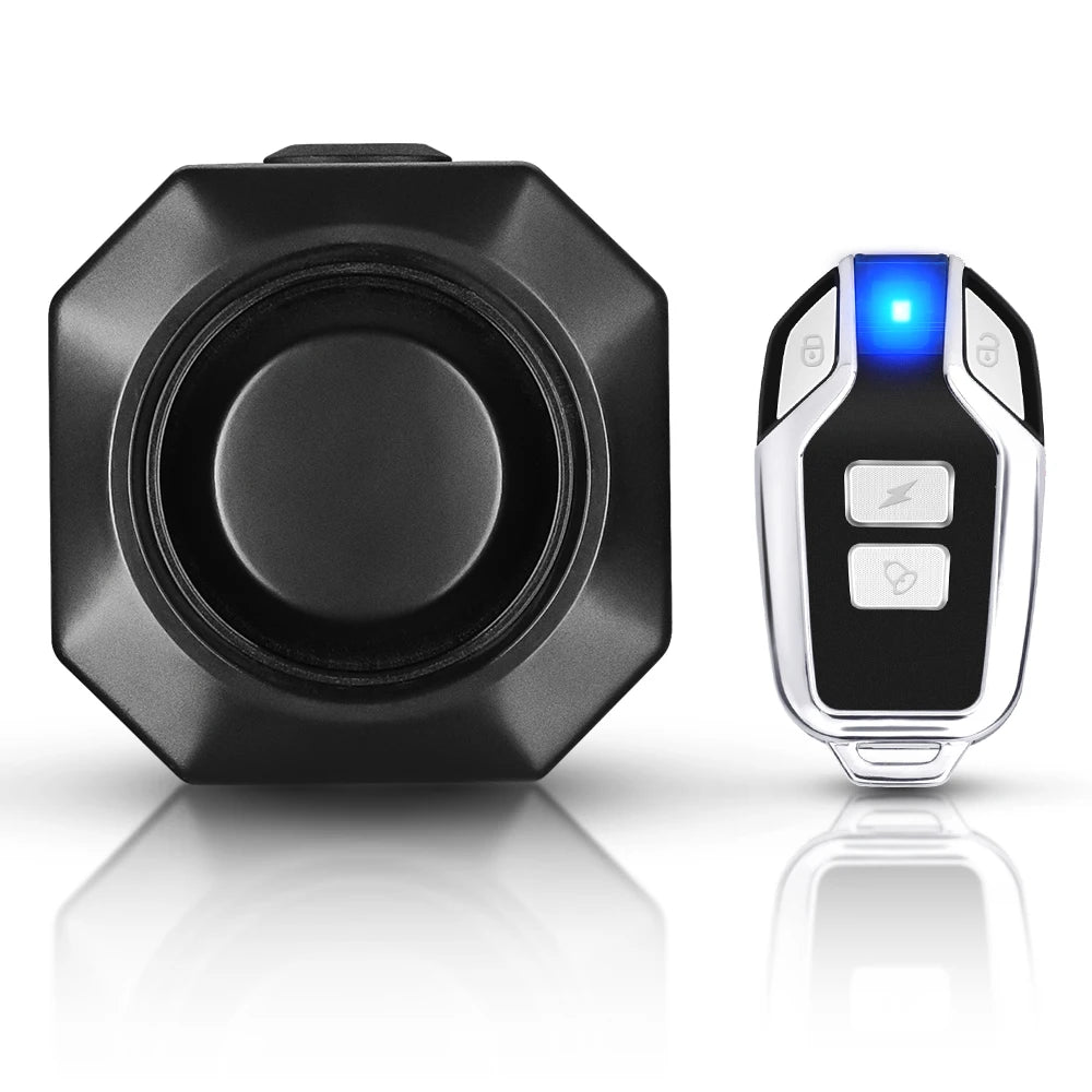 Wireless Bike Alarm with Remote, 110dB Motion Sensor Anti-Theft