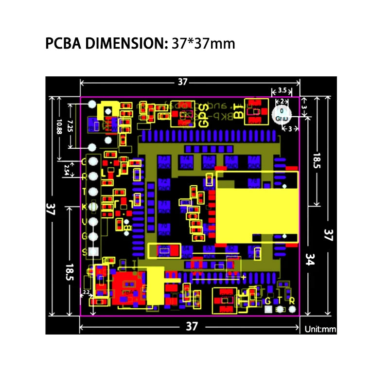 A7670E LTE Cat 1 4G Module Breakout Kit with Nano SIM Slot