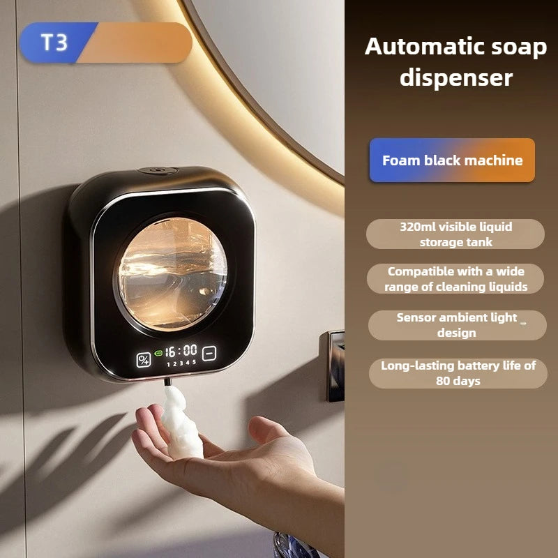 320ml Rechargeable Touch-Free Foam Soap Dispenser
