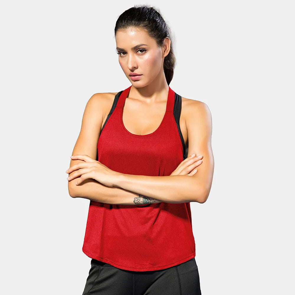 Tricou de antrenament pentru femei, fără mâneci