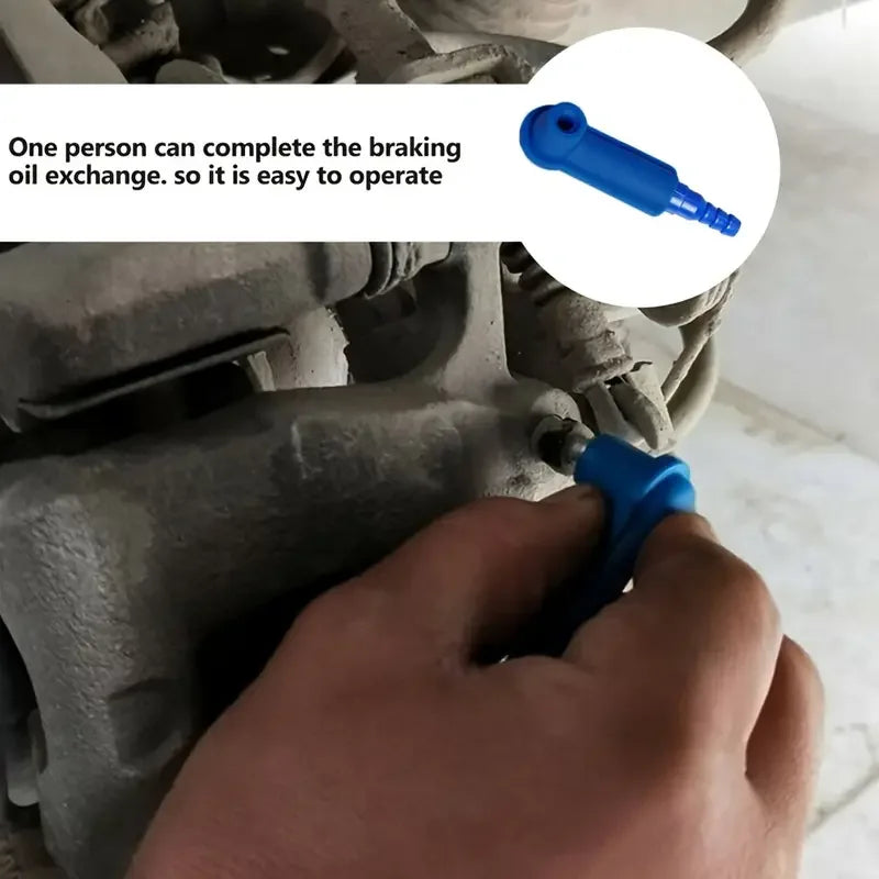 5 Pieces Brake Fluid Change Tool, Car Brake Fluid Change Tool, Pump Oil Bleed Replacement Air Kitswap Tool Connector 