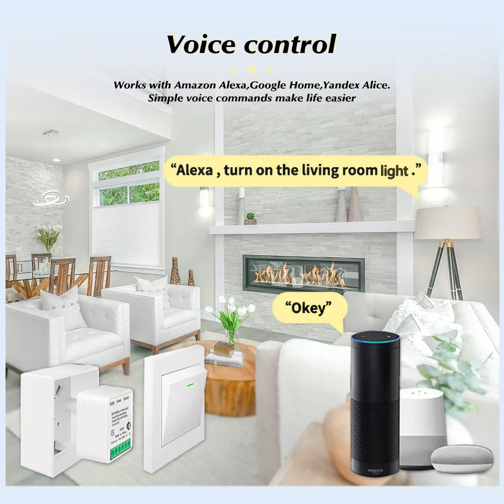 Inteligentny włącznik przekaźnikowy Tuya Smart Wi-Fi lub Zigbee, 16 A lub 20 A