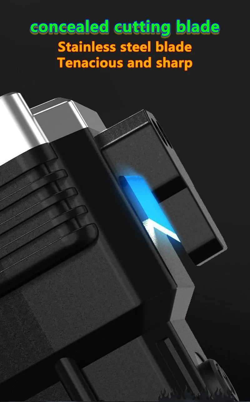 Rechargeable Vehicle Work Light with Glass Breaker
