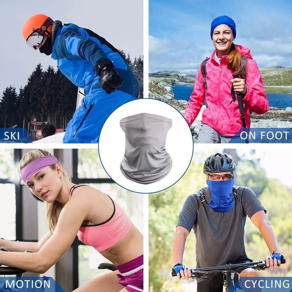 Multi-purpose Turban Riding Scarf Cycling Bandana Men Women Neck Cover Sunscreen Ice Silk Outdoor Fishing Hiking Headwear Mask 