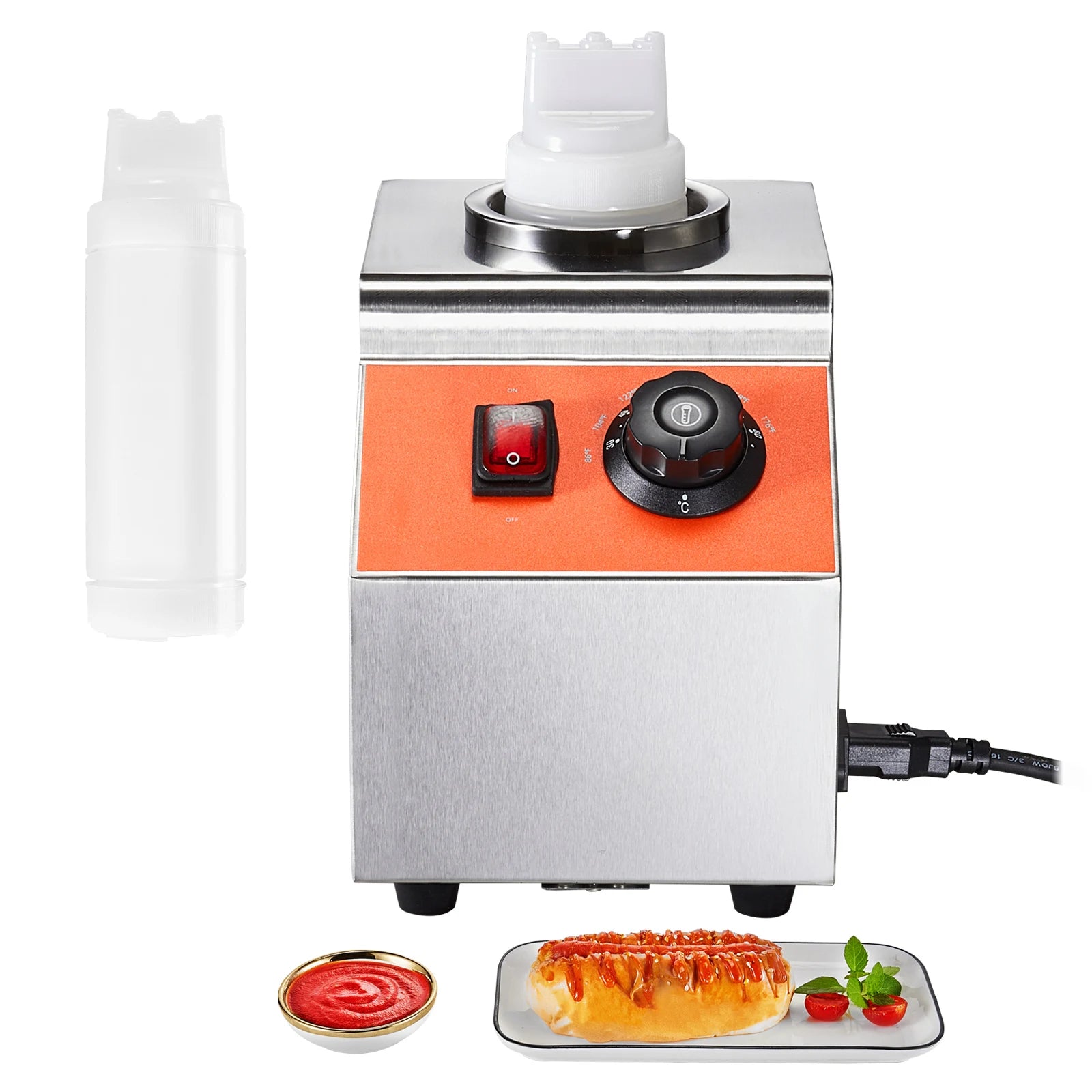Chauffe-sauce et chauffe-biberon électrique 0,57 QT avec température réglable