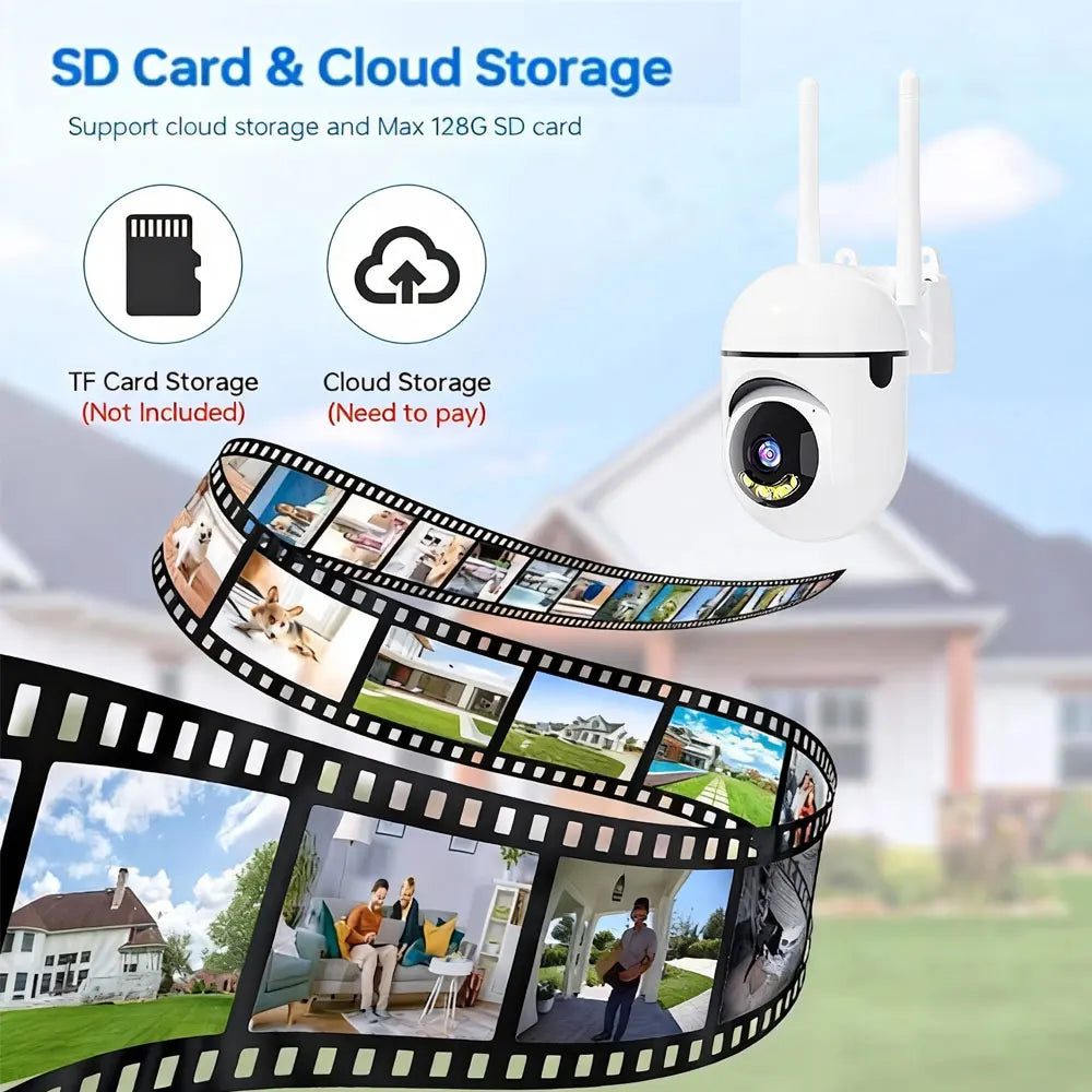 Caméra de sécurité Wi-Fi orientable avec Carecam Pro