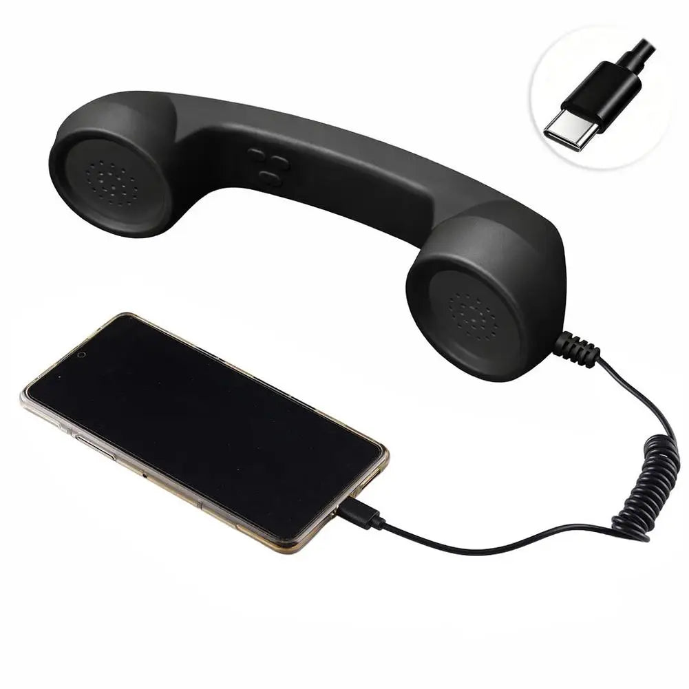 Auricular telefónico con micrófono y conector Type-C