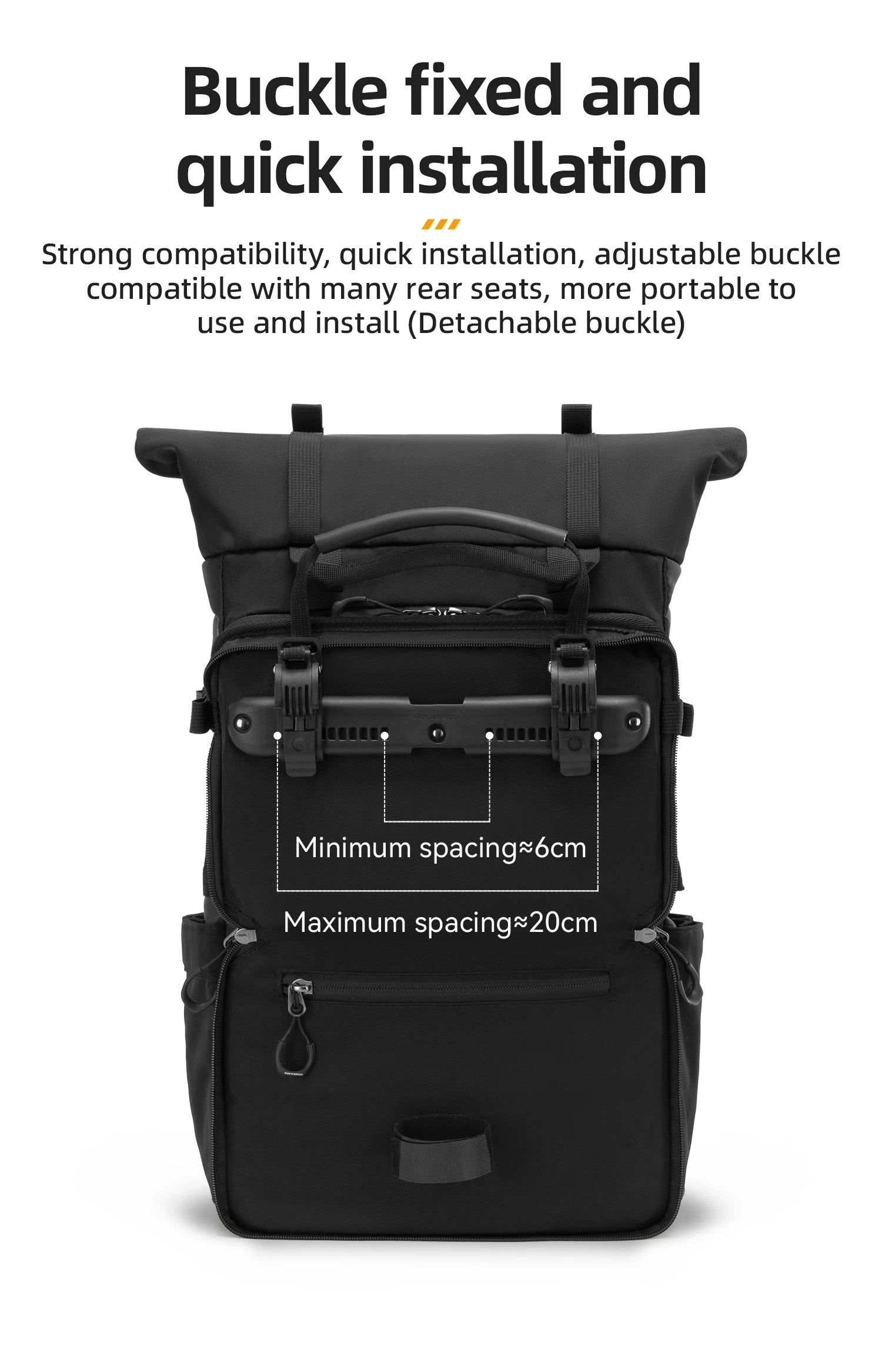 Waterproof Bike Pannier Bag 11–16L Double Side Rack Storage