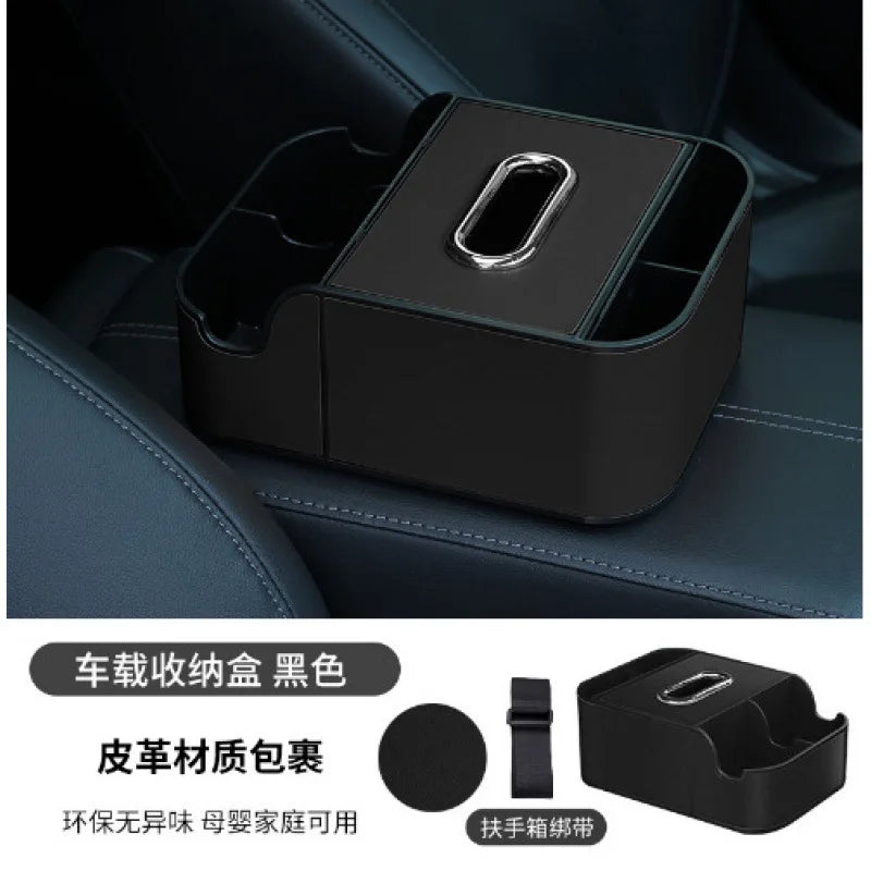 Car Seat-Back Organiser with Tissue Storage