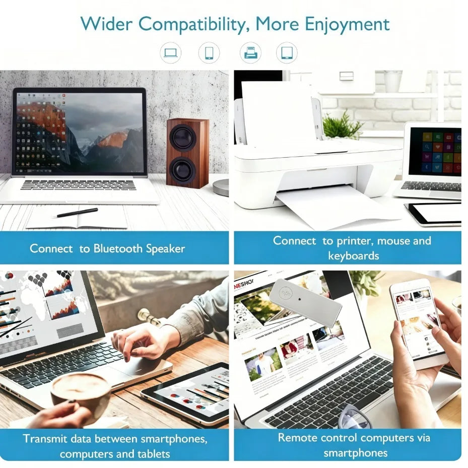 Ricevitore audio Bluetooth 5.0, da USB a AUX da 3.5 mm