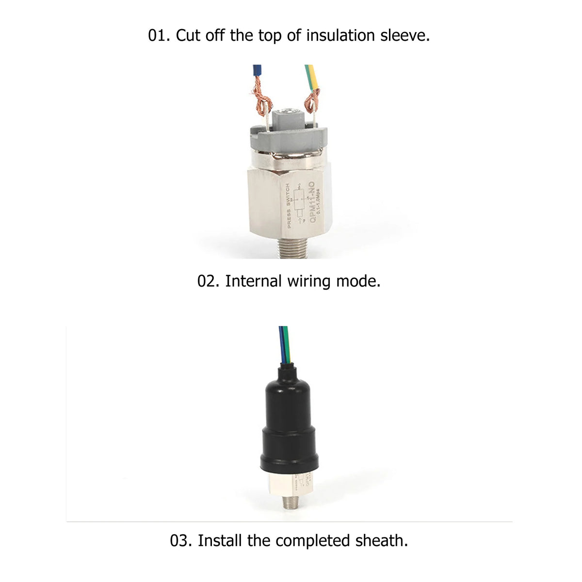 QPM10 Adjustable Diaphragm Pressure Switch, 1/4 in