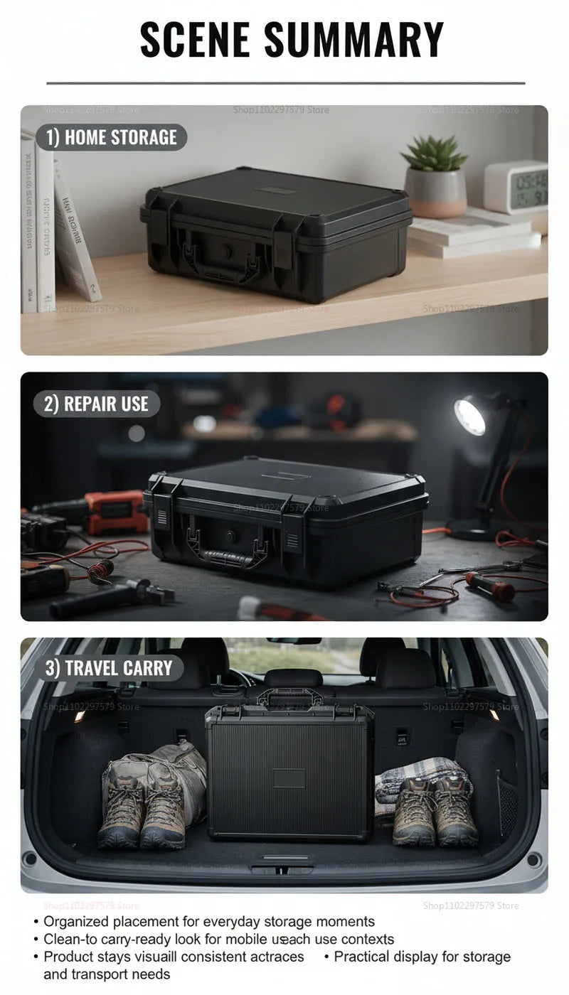 Foam-Lined Hard Storage Case
