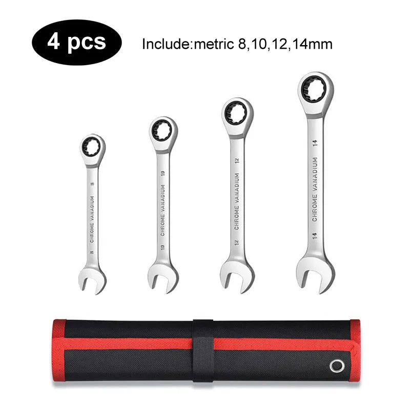 Ratcheting Combination Wrench Sets