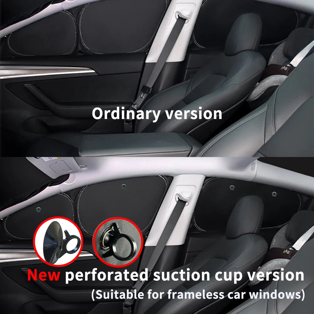 Vehicle Window Sunshades for Model 3 and Model Y – Options