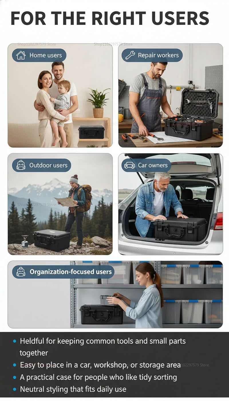 Foam-Lined Hard Storage Case
