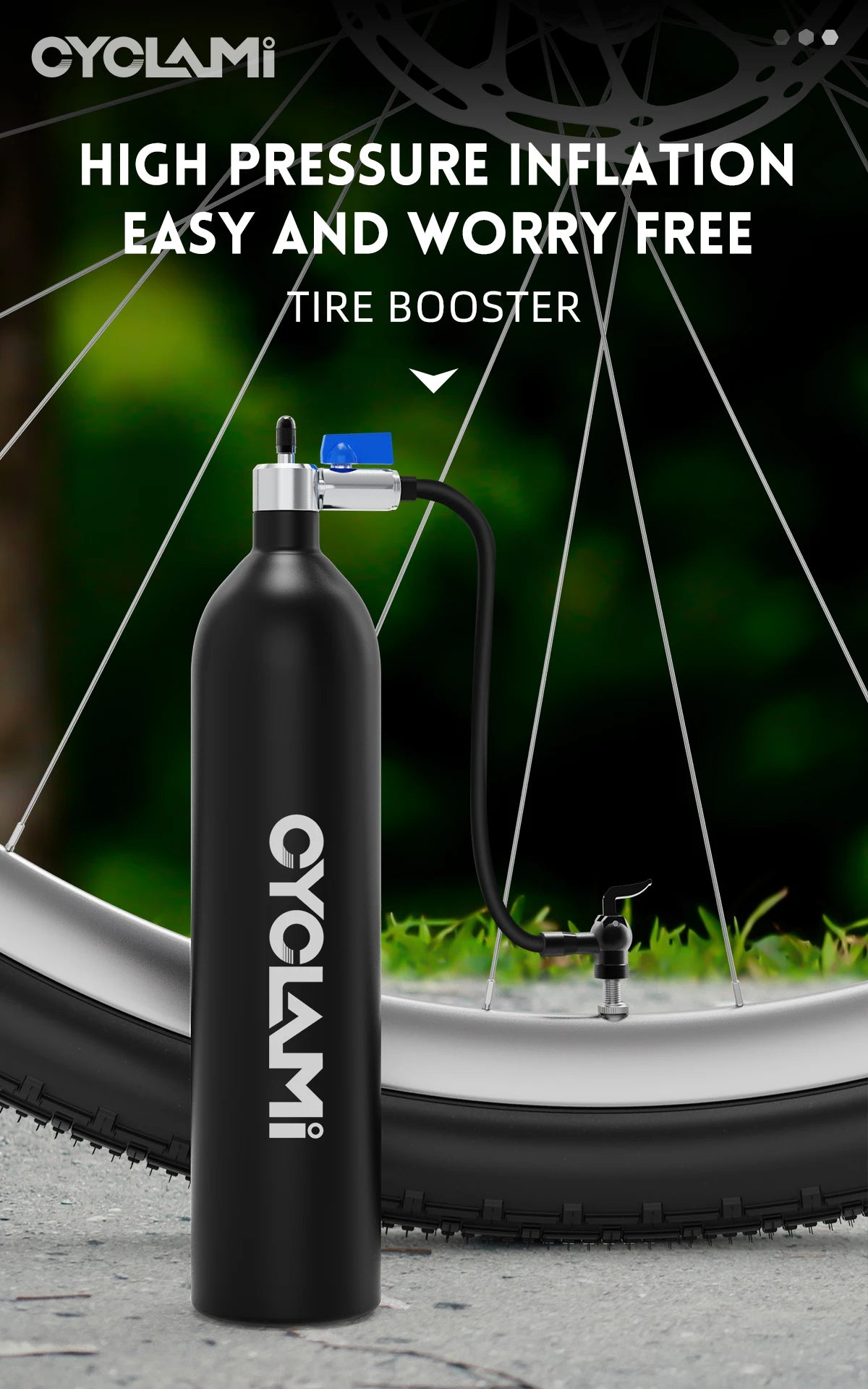 CYCLAMI booster za tubeless gumu — 1.3 L