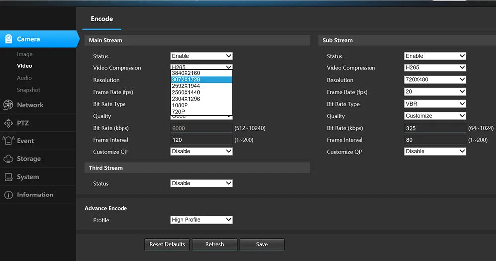 4K 8MP 30fps 4X 20X 30X 36X 300X 600X Zoom RTMP IP Camera IVM4200 P2P ONVIF IMX415 SD 256GB IP Camera P6slite App