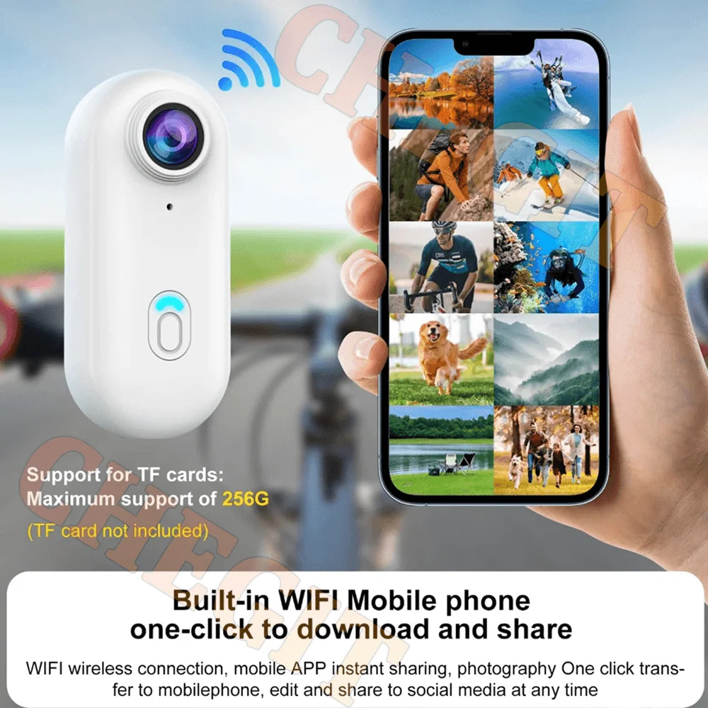 Mini Body Camera 1080P/4K WiFi Action Cam
