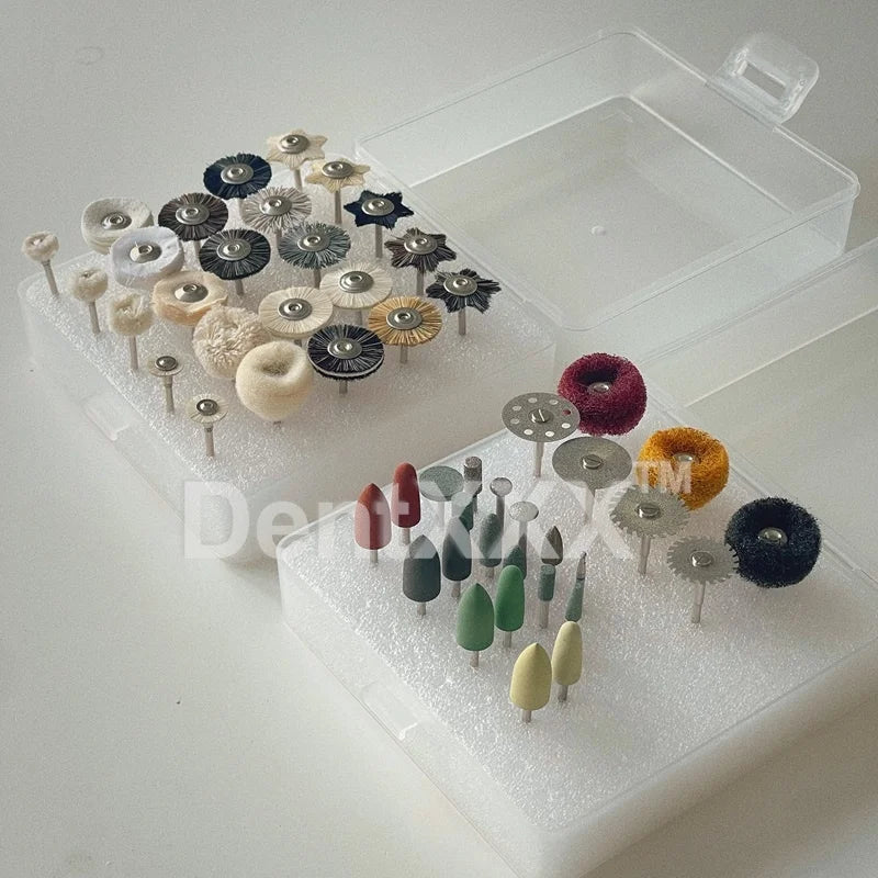 Kit de lustruire HP din 51 de piese, cu tije de 2.35 mm