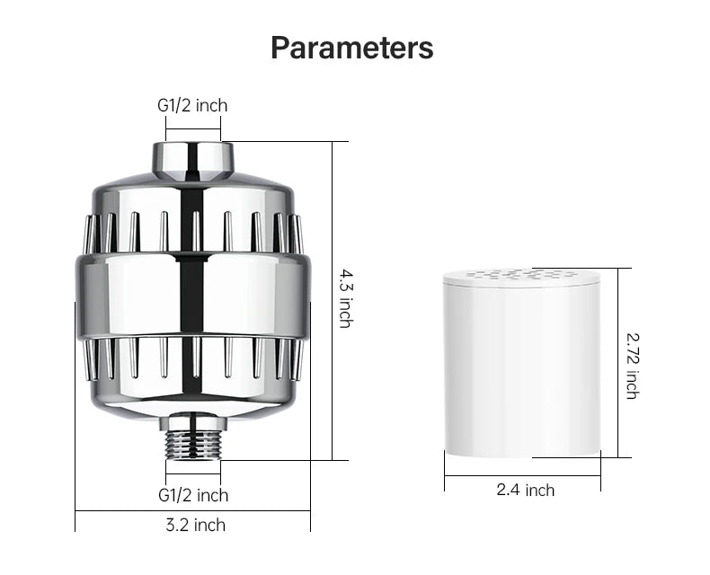 Shower Head Water Purifier Filter Cartridge