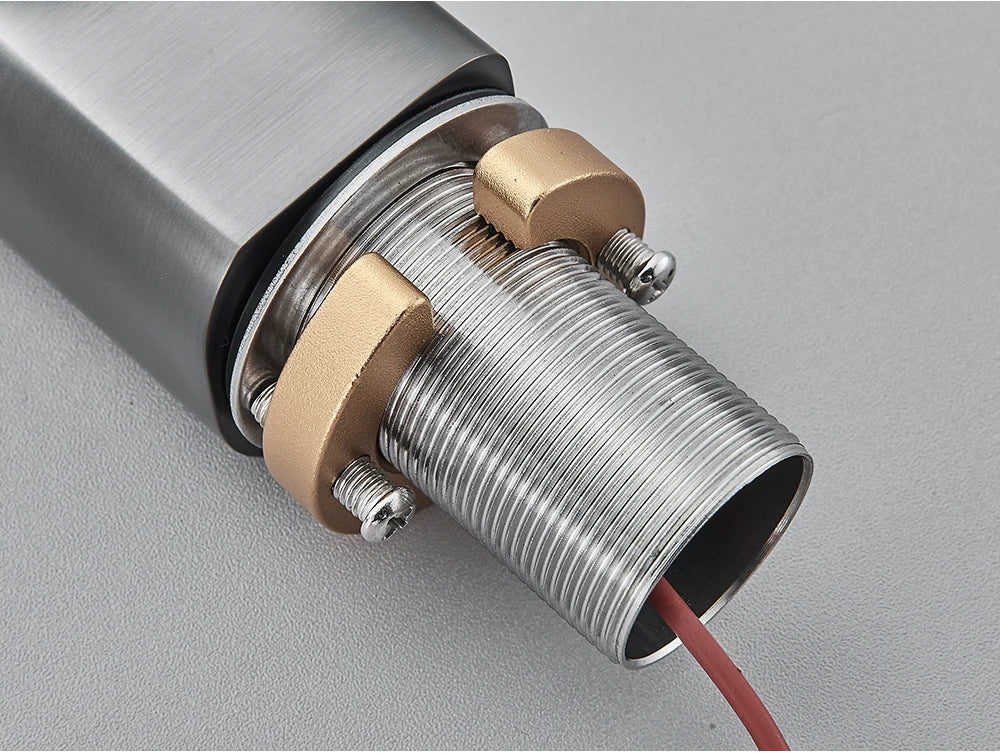 White Smart Sensor Basin Faucet Screen Digital Display Hot Cold Water Mixer Tap Touchless Vanity Sink Faucet For Bathroom 