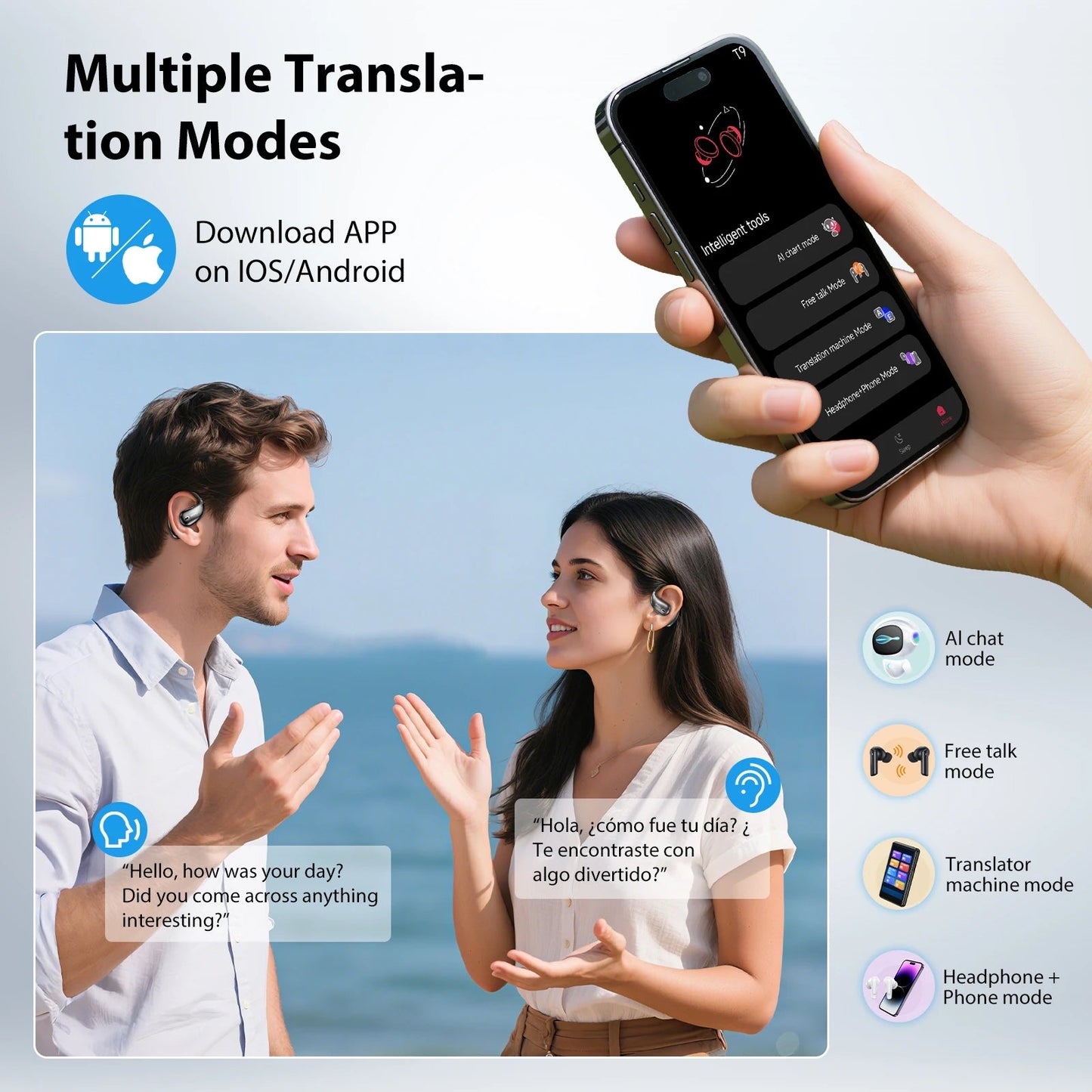 🎧 AI Translator Earphone MINISO X28 Wireless Headphones