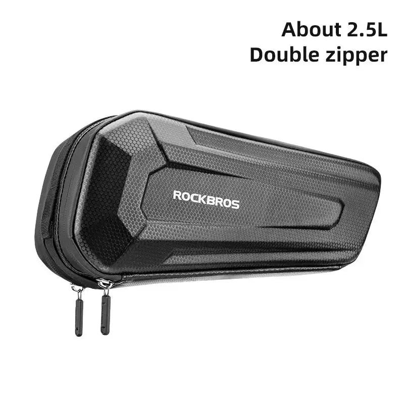 Hard Shell Bicycle Top Tube Bag 1.5L Waterproof