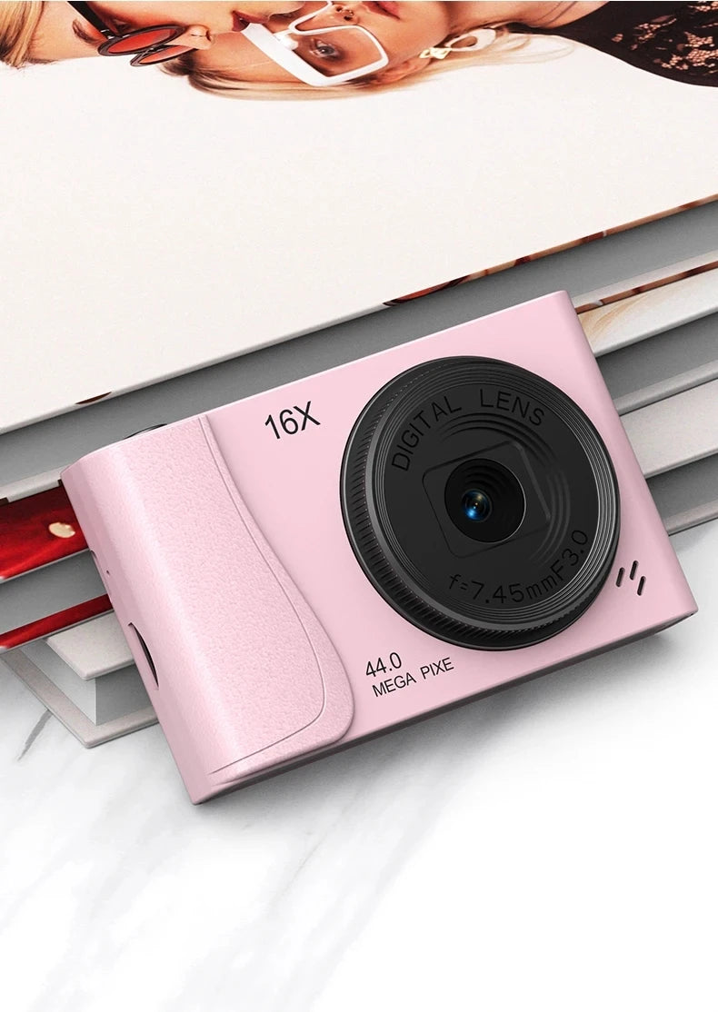 4K Digital Camera 16x Zoom Compact Camcorder